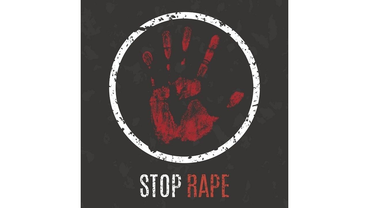 <div class="paragraphs"><p>An illustration of 'Stop Rape' is seen here.&nbsp;</p></div>